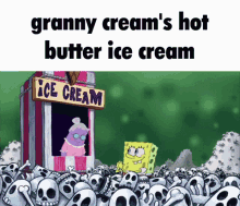 Granny Cream Ice Cream GIF - Granny Cream Ice Cream Hypnospace Outlaw GIFs