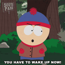You Have To Wake Up Now Stan Marsh GIF