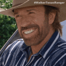 Smiling Cordell Walker GIF - Smiling Cordell Walker Walker Texas Ranger GIFs