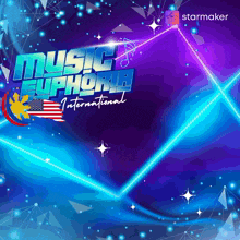 a poster for music euphoria international with a starmaker logo in the corner