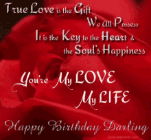 Happy Birthday True Love GIF - Happy Birthday True Love Youre My Love GIFs