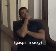Zac Levi Zachary Levi GIF - Zac Levi Zachary Levi Gasps In Sexy GIFs