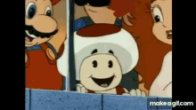 Toad Super Mario GIF