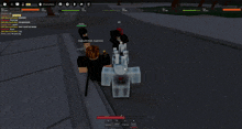 a screenshot of a video game shows a character 's stats and messages