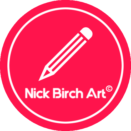 Nick Birch Art Drawing Sticker - Nick Birch Art Nick Birch Drawing Stickers