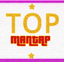 a sign that says top manga on it with stars