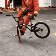 bike spin bike tricks bicycle fireman