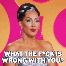 What The F Is Wrong With You Michelle Visage GIF - What The F Is Wrong With You Michelle Visage Rupaul’s Drag Race All Stars GIFs