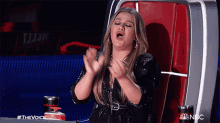clapping kelly clarkson the voice applause good job