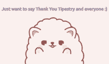 Thank You Tipestry GIF - Thank You Tipestry Cute GIFs