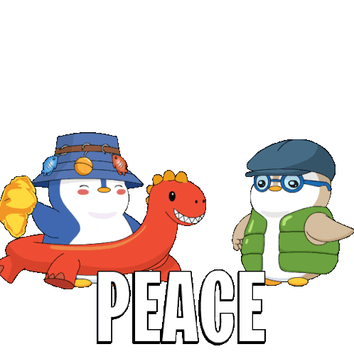 Peace Earth Sticker - Peace Earth Penguin Stickers