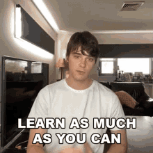 Learn As Much As You Can Cameo GIF - Learn As Much As You Can Cameo Study More GIFs
