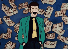 Money Lupin GIF