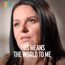This Means The World To Me Victoria Berezovich GIF - This Means The World To Me Victoria Berezovich Push GIFs