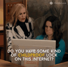 Do You Have Some Kind Of Childproof Lock On This Internet Moira GIF - Do You Have Some Kind Of Childproof Lock On This Internet Moira Moira Rose GIFs