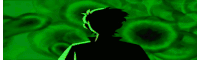 a computer generated image of a green and yellow star