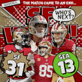 Seattle Seahawks (13) Vs. San Francisco 49ers (31) Post Game GIF