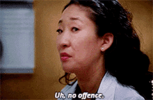 Greys Anatomy Cristina Yang GIF - Greys Anatomy Cristina Yang Uh No Offence GIFs