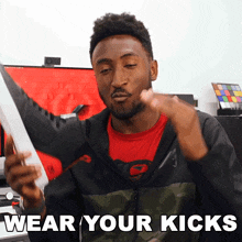 Wear Your Kicks Marques Brownlee GIF - Wear Your Kicks Marques Brownlee Wear Your Shoes GIFs