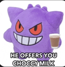 Gengar Chocolate Milk GIF