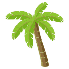 palm tree nature joypixels native warm climates