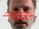 Ricky Dicky Doo Dah Grimes Rick Grimes GIF