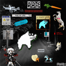 a collage of images including one that says failure