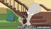 Ugh Stairs GIF - Ugh Stairs Roger GIFs