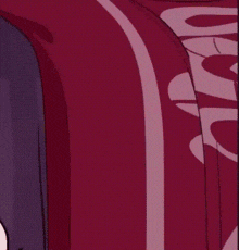 a close up of a cartoon character 's face with red eyes and a red bow tie .
