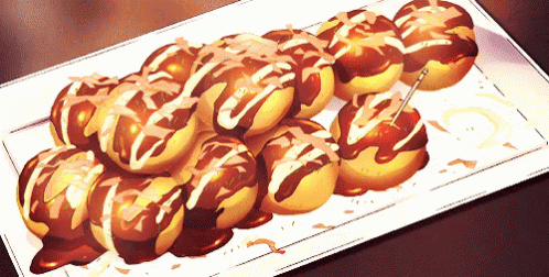 Takoyaki Japanese Food GIF - Takoyaki Japanese Food Anime Food - GIF မ