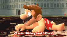 Smg4 Mario GIF - Smg4 Mario Oh Hey Look Pizza GIFs
