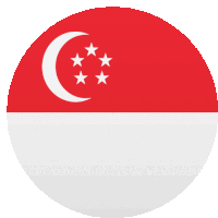 Singapore Flags Sticker - Singapore Flags Joypixels Stickers