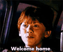 Welcome Home GIF - Welcome Home Ron Weasley Harry Potter GIFs
