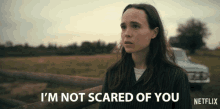 Im Not Scared Of You Vanya Hargreeves GIF - Im Not Scared Of You Vanya Hargreeves Ellen Page GIFs