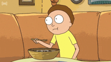Eating Morty GIF - Eating Morty Rick And Morty GIFs