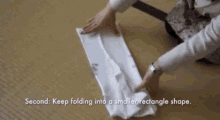 Marie Kondo Folding GIF