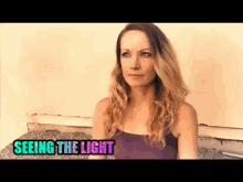 Sarah Lynn Dawson Seeing The Light GIF - Sarah Lynn Dawson Seeing The Light Feelings GIFs