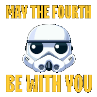 may the fourth be with you with a storm trooper and a penguin