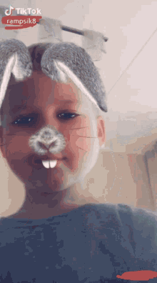 selfie boy cute rabbit filter