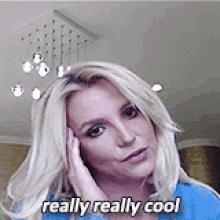 Britney Spears Really Really Cool GIF - Britney Spears Really Really Cool Sarcastic GIFs