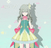 axel irl is the name of a girl in a colorful dress