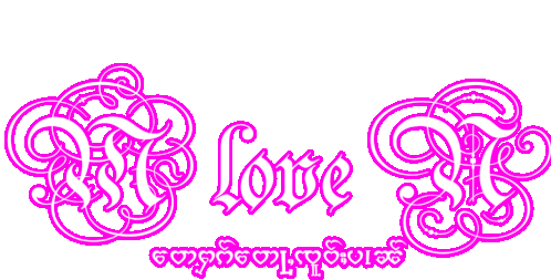 Love Logo Sticker - Love Logo Pink Stickers