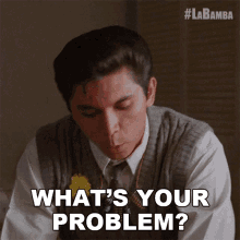 Whats Your Problem Ritchie Valens GIF - Whats Your Problem Ritchie Valens La Bamba GIFs