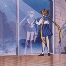 sailor moon anime magical mirror reflection