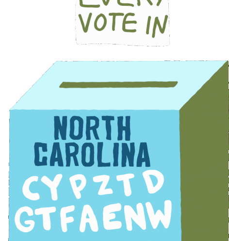 Every Vote In North Carolina Must Be Counted Sticker - Every Vote In North Carolina Must Be Counted Count Every Vote Stickers