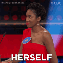 Herself Family Feud Canada GIF - Herself Family Feud Canada She GIFs