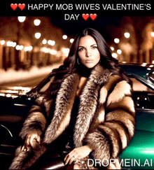 Mob Wife Aesthetic Happy Valentines Day Mob Wife GIF - Mob Wife Aesthetic Happy Valentines Day Mob Wife Mob Wives Aesthetic GIFs