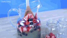 Mixed Berries Cocktail GIF - Mixed Berries Cocktail Strawberry GIFs