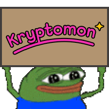 Kryptomon Kmon Sticker - Kryptomon Kmon Pepe Stickers