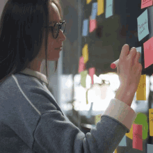 Taking Notes Bustle GIF - Taking Notes Bustle Writing On The Wall GIFs